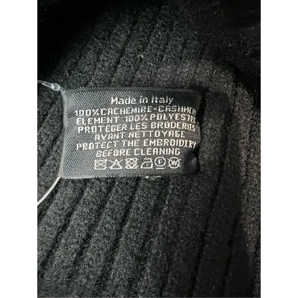 Chanel black beanie